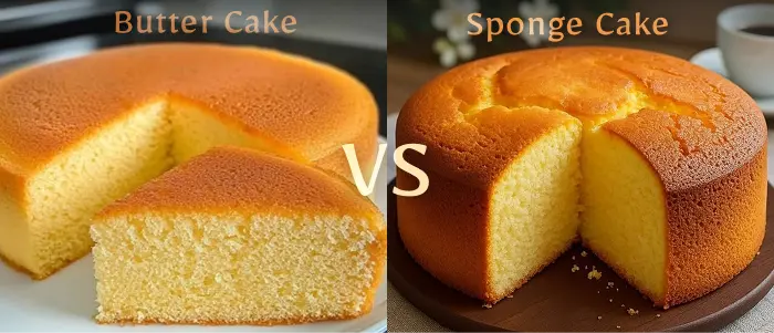 Butter cake vs Sponge cake